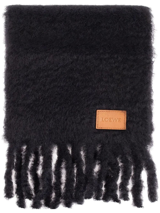 Brushed-Finish Wool Scarf