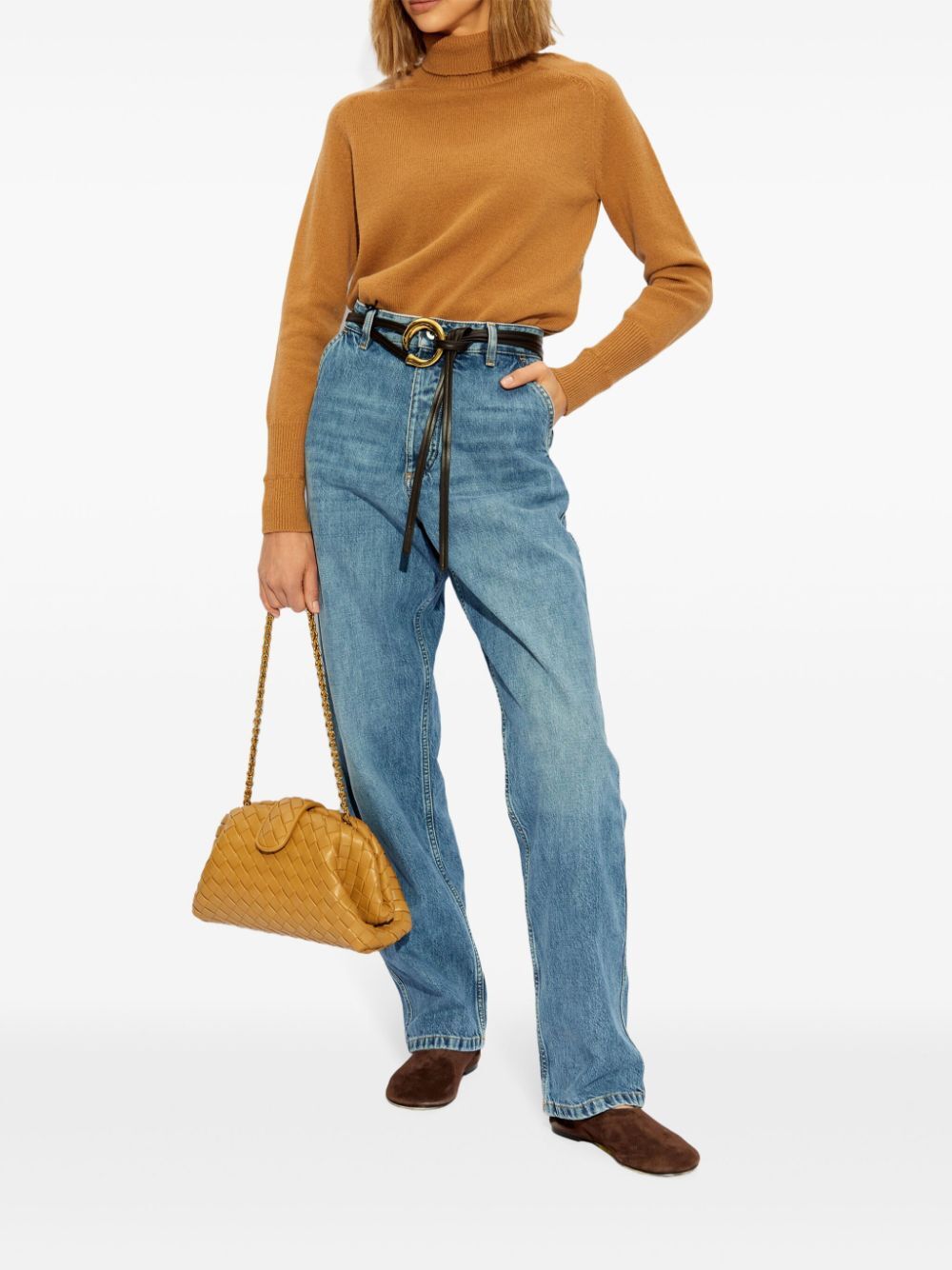 Victoria Beckham Turtle neck - Brown | 8a82495253056e051e34f060affe3382e60cdde2