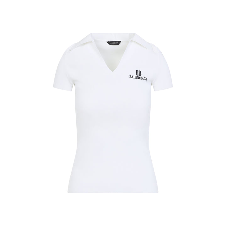 Balenciaga Polo - White | bcf776d9d166d5e31c06c63d1f9625ea87fbae25