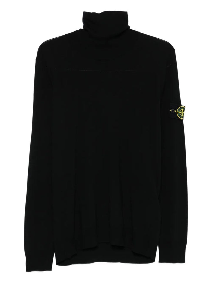 Stone Island Turtle neck - Black | 560ab055b580061926f94c0dfdbb6b60452f38dd