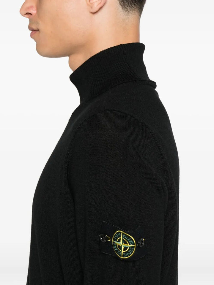 Stone Island Turtle neck - Black | 588b72bcaa080ff742368697e49a96532ebc1932