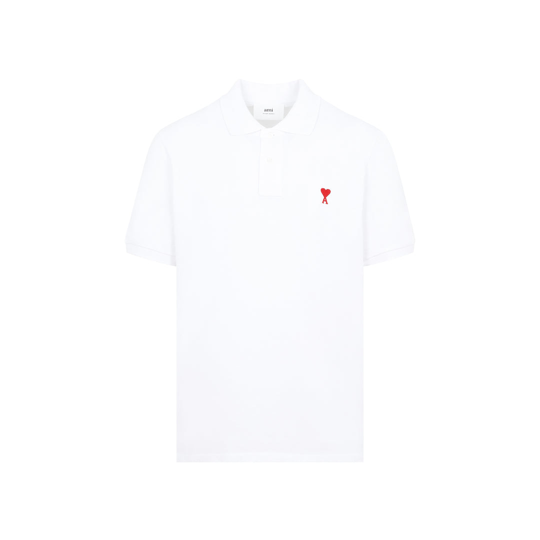 Ami Polo - White | 9f3b42d535a100b666dc372dcbf70784d6afaa8a