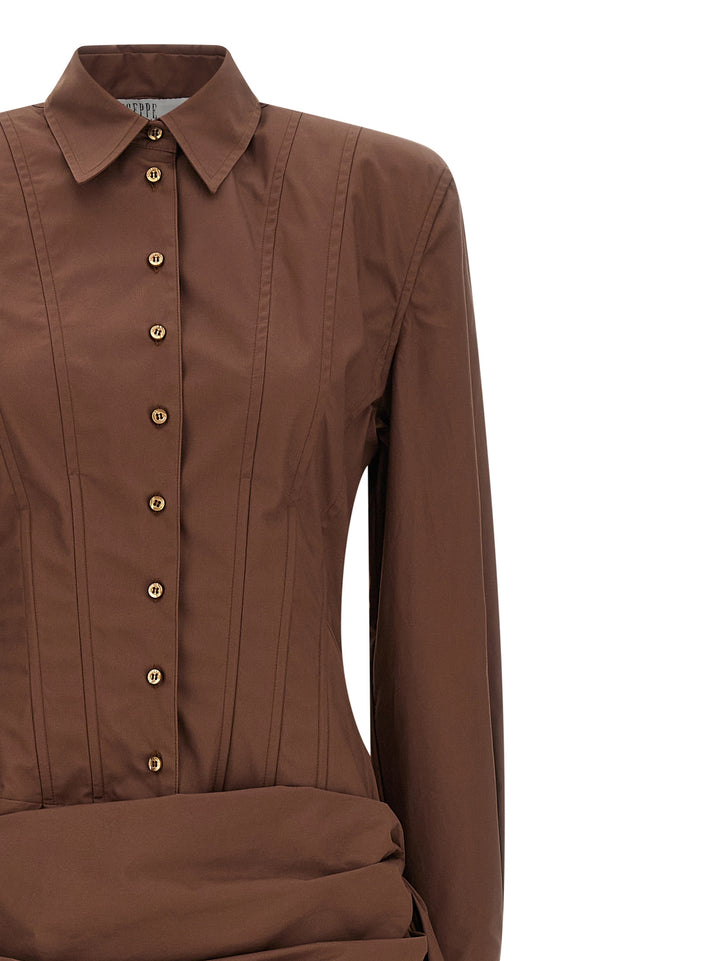 Giuseppe Di Morabito Chemisier Dress Dresses - Brown | 2b75f8dff7a6a2b230a485db8169ddb85978adcf