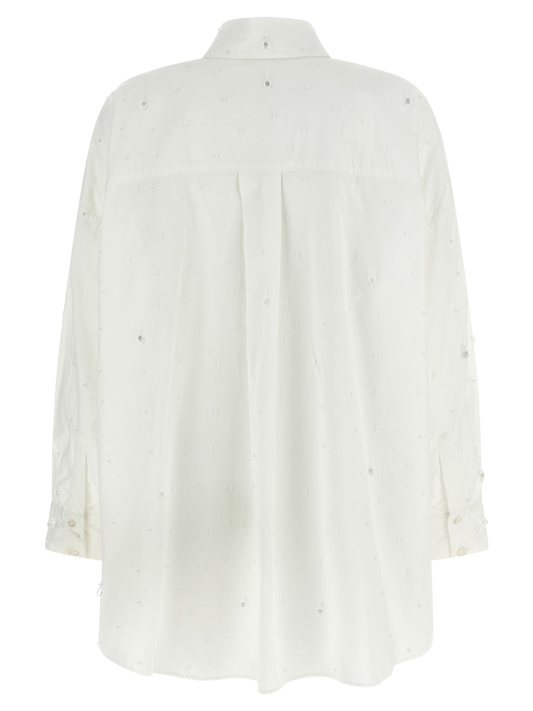 Giuseppe Di Morabito Crystal Shirt Shirt and Blouse - White | 889dda9801efd70e88a15de8d487469ed7f965bb