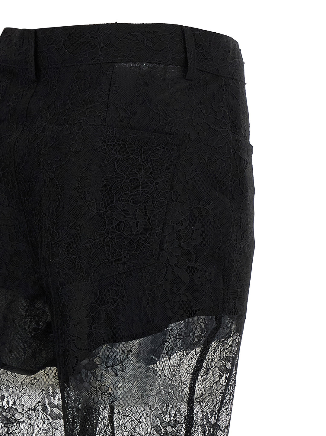 Giuseppe Di Morabito Lace Trousers Pants - Black | 3b4b2de345c2e88c05444363404265936dc24d38