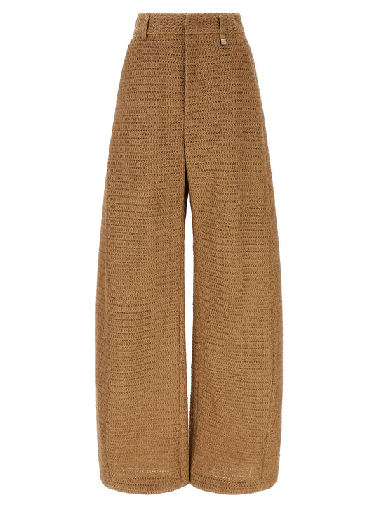 Raffia Pants Beige