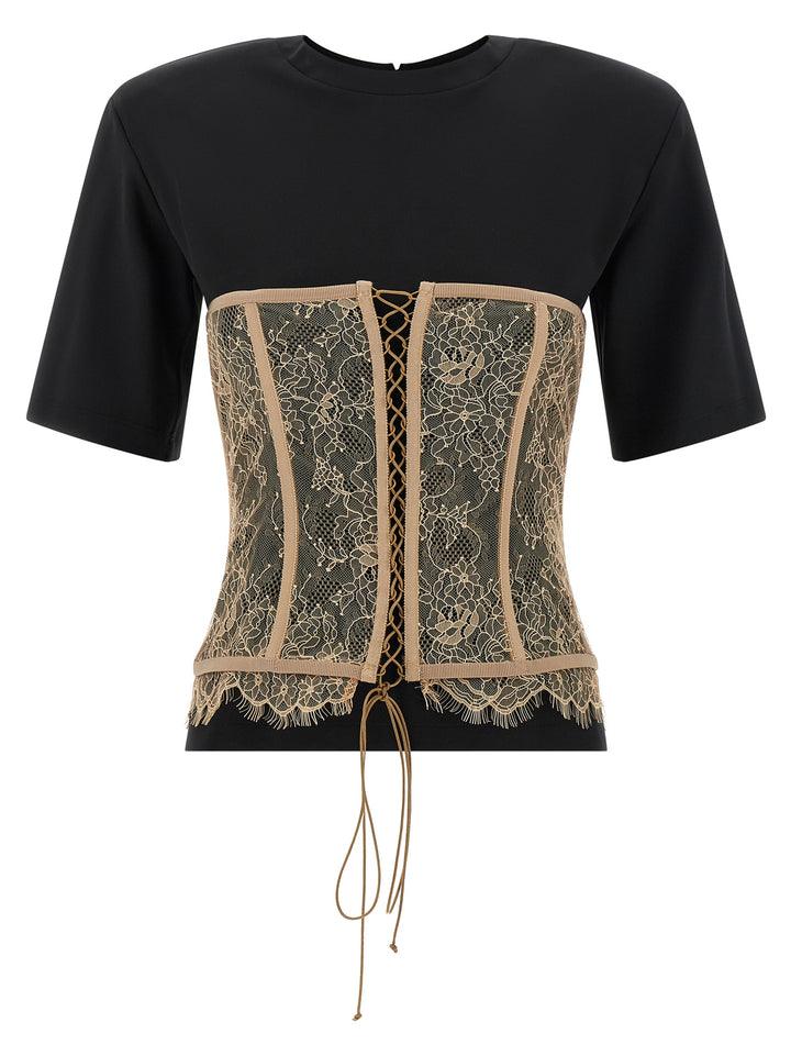Giuseppe Di Morabito Bustier T-shirt - Black | 899ec25943187c3365c84f877f947e2041c9187f