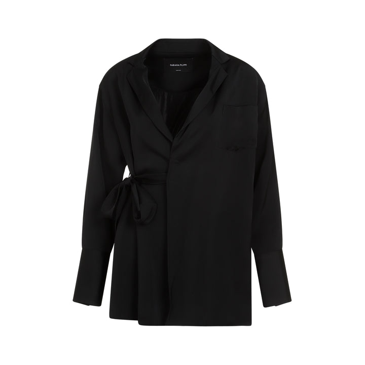 Fabiana Filippi Blazer - Black | 17ded50d6b18a1faa2037d4d583964c4ced600ee
