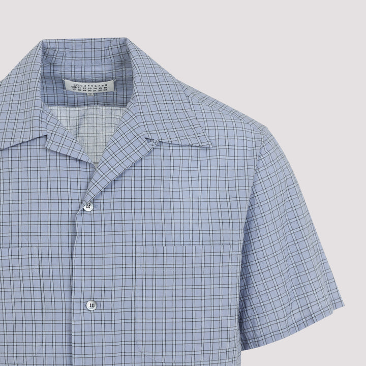 Maison Margiela Shirts - Blue | a2f06cf7244f8f4754412b98fab93d9f1c6cce8d