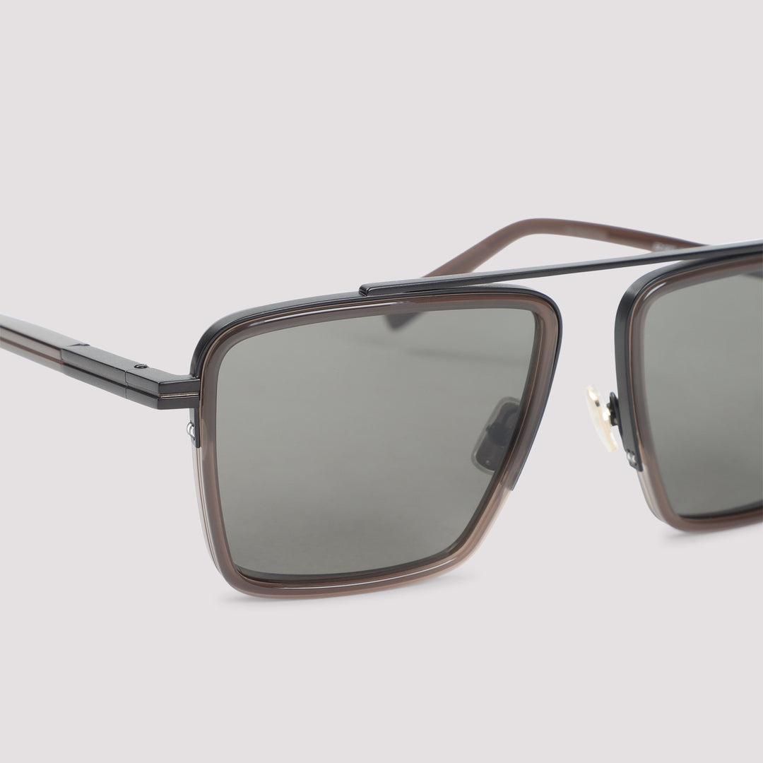 Zegna Eyewear Sunglasses - Brown | c077e870a443697d521de16b44d6fb689a4f267a