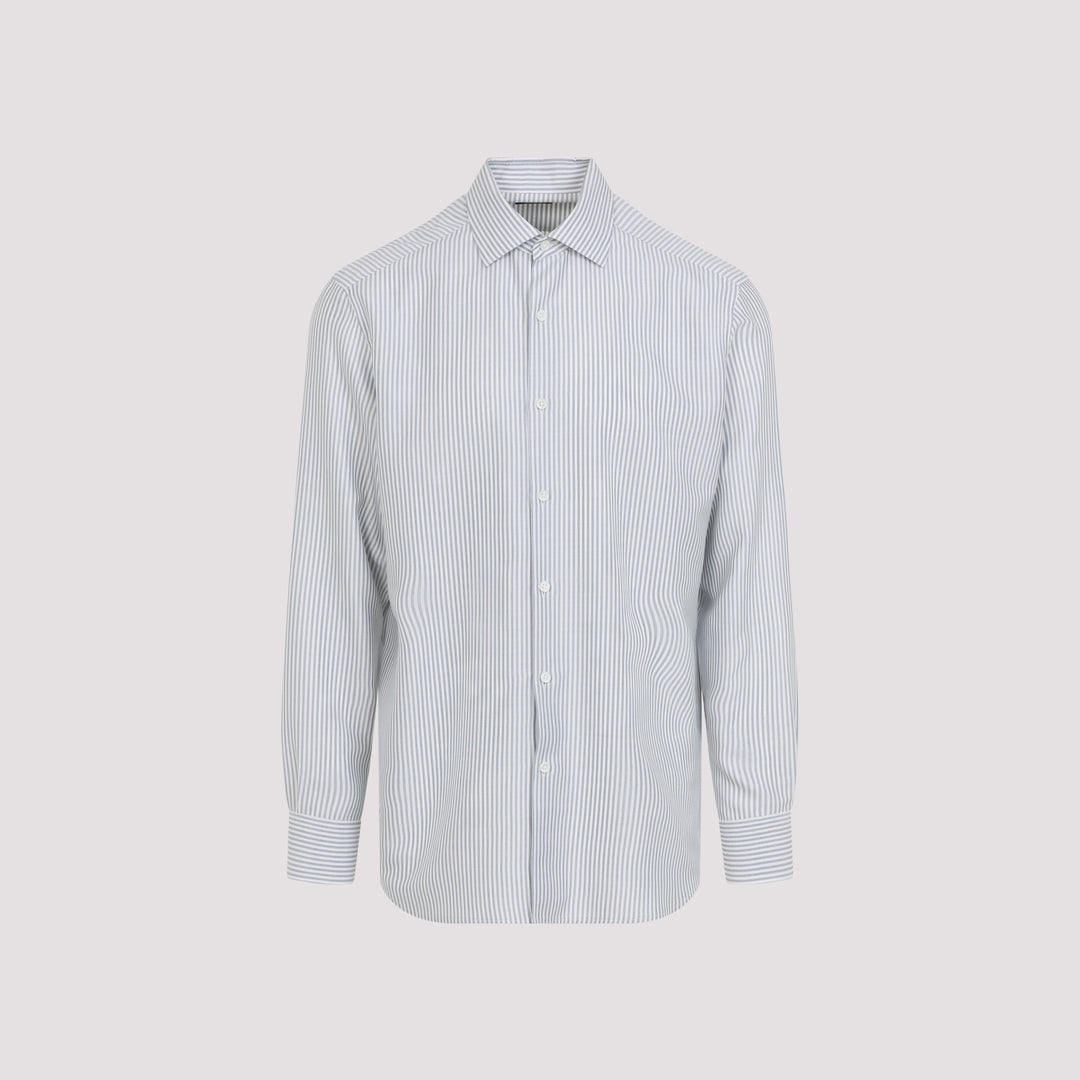 Zegna Shirts - Blue | 9663dd908fe1f11c018f44a5406203e1c15fd44c