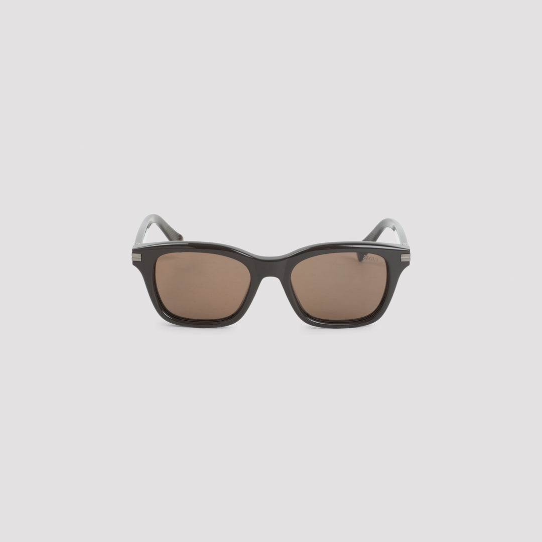 Zegna Eyewear Sunglasses - Brown | dd40e0413b478b50ec8a26225f50ac1a3de1eede