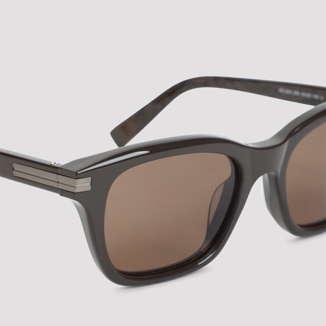 Zegna Eyewear Sunglasses - Brown | 8196589555bdea318e5f5c7068285db9ad348856