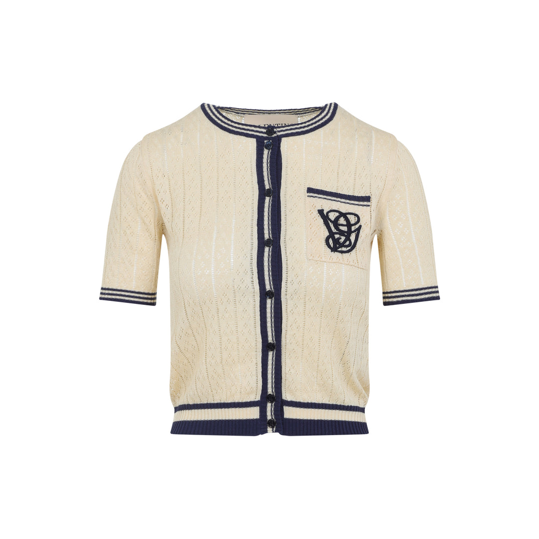 Valentino Cardigan - Nude & Neutrals | cf8a9316789c41488222b72b582dbee49ddb9402