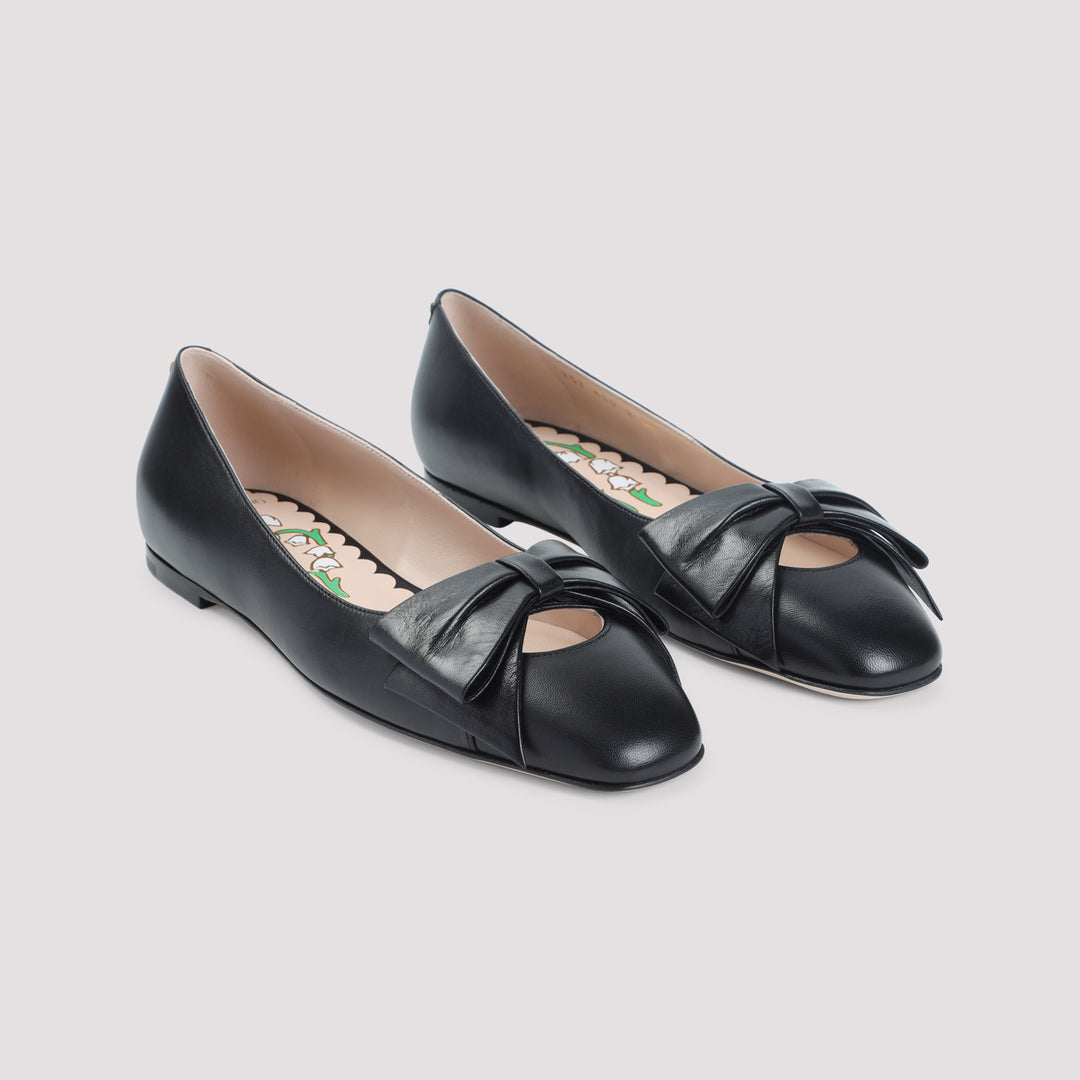 Valentino Garavani Ballerinas - Black | 11ef6693b74f75f949256963679e76cc3767850e