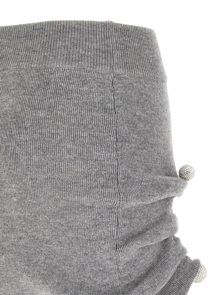 Giuseppe Di Morabito Jewel Pin Skirt Skirts - Gray | 60e051acfc6b6fb841d86d8777266e4d041f907b
