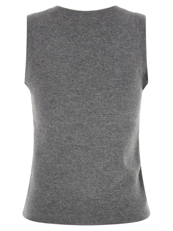 Giuseppe Di Morabito Jewel Brooch Top Tops - Gray | 1ebfa7fd66ddb13f524a68e79862756cf4fdeb5d