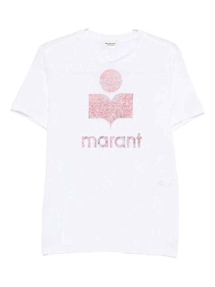 Marant ÉToile T-shirts - White | 4a4ff9ddd2090c51e163765f833d08927cfac7ad