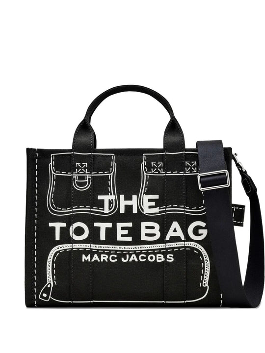 The Trompe L`Oeil Cargo Canvas Medium Tote Bag