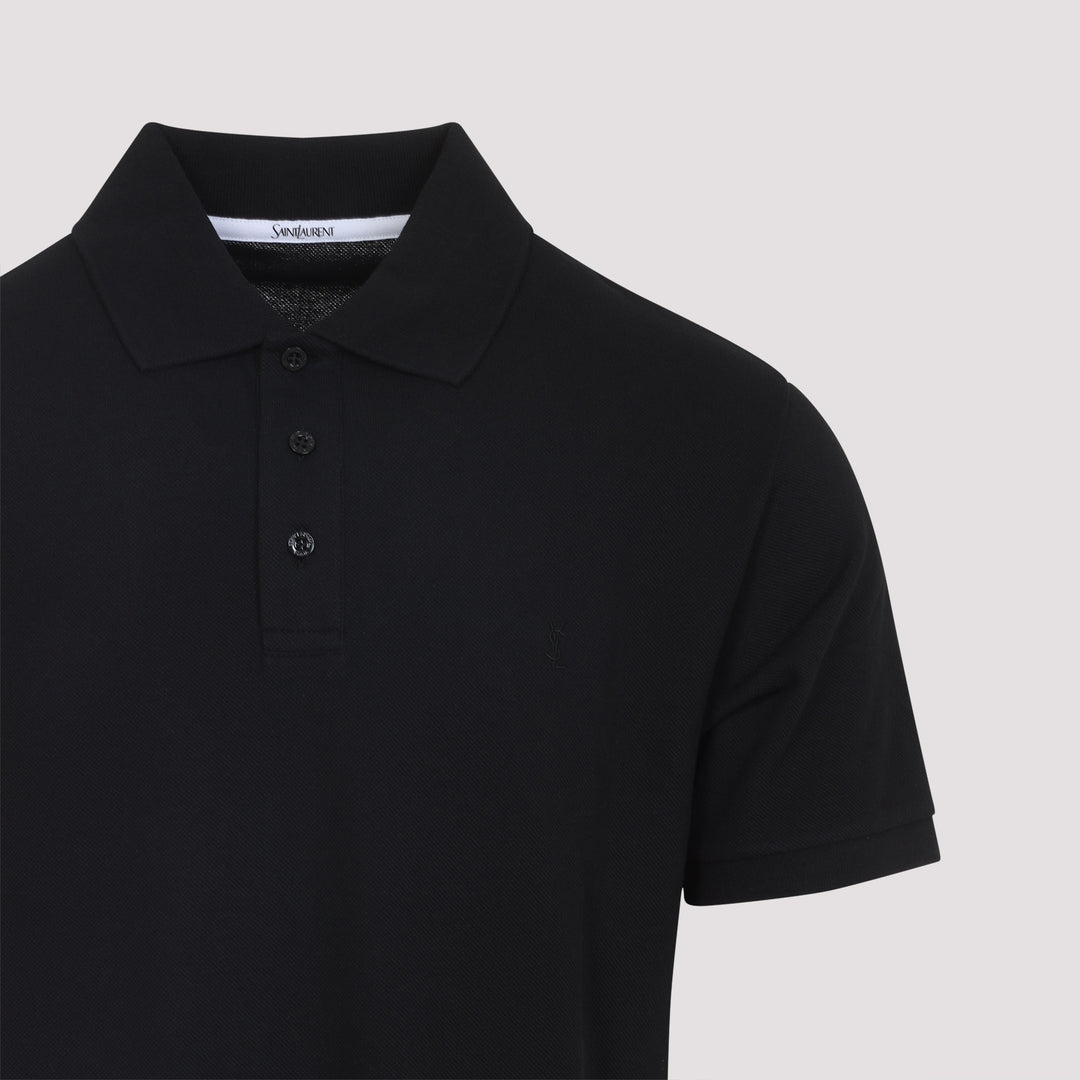 Saint Laurent Polo - Black | 98285e778edd2d38cd05e64e1726f3de3ff30957