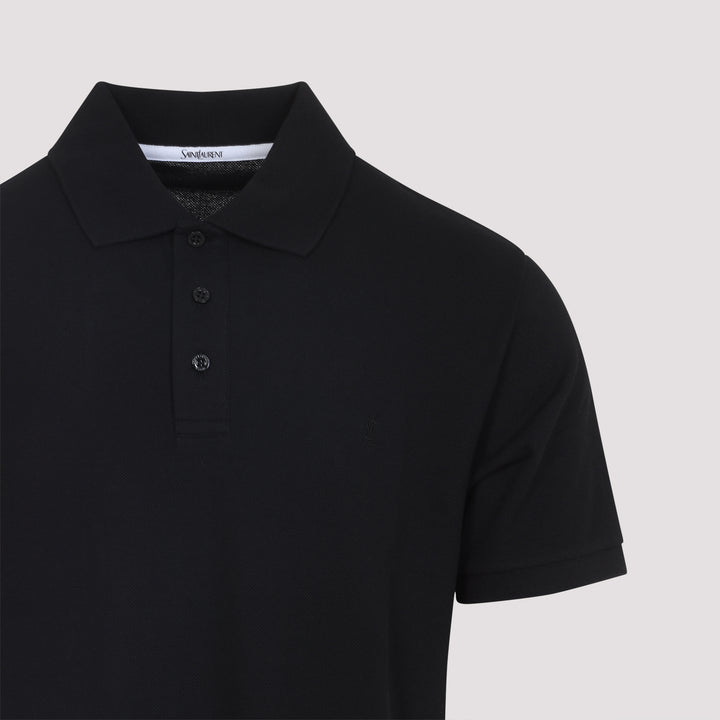 Saint Laurent Polo - Black | 98285e778edd2d38cd05e64e1726f3de3ff30957