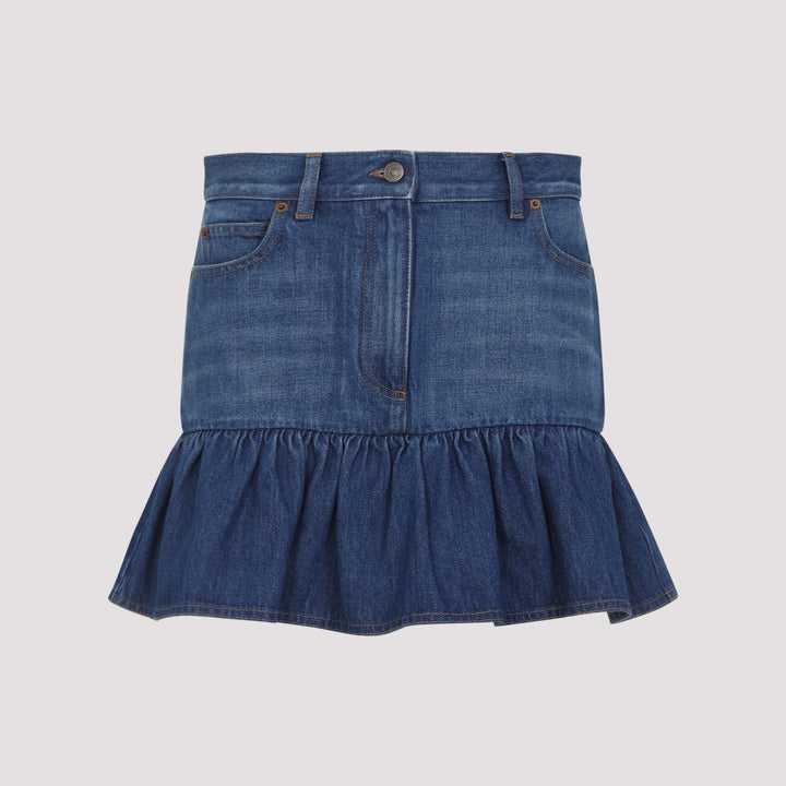 Valentino Mini skirts - Blue | cd0e06a3d49bdc801db3bb04f150d266723600e0