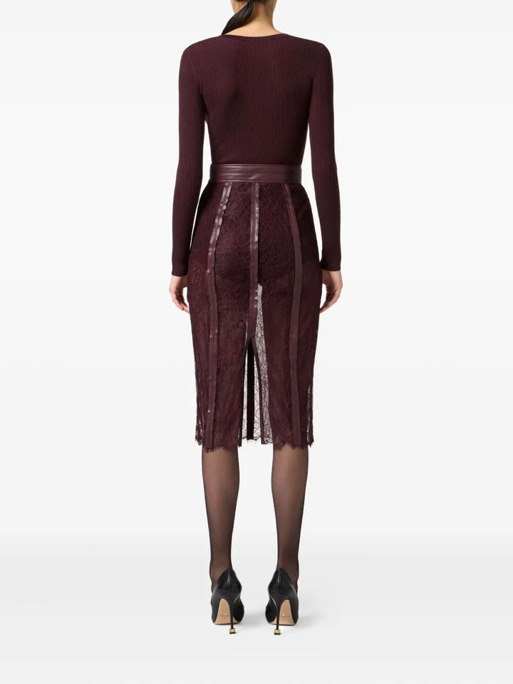 Elisabetta Franchi MAGLIA - Red | ff81419a6d3124495d51ad9e1ae7b944c270075b