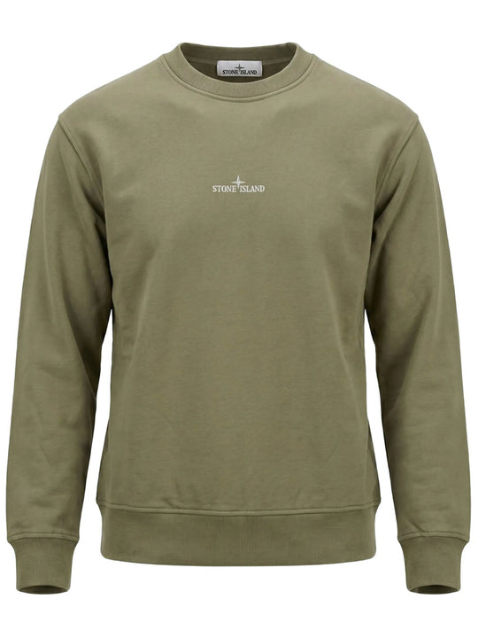 Crewneck Sweater With Back Print
