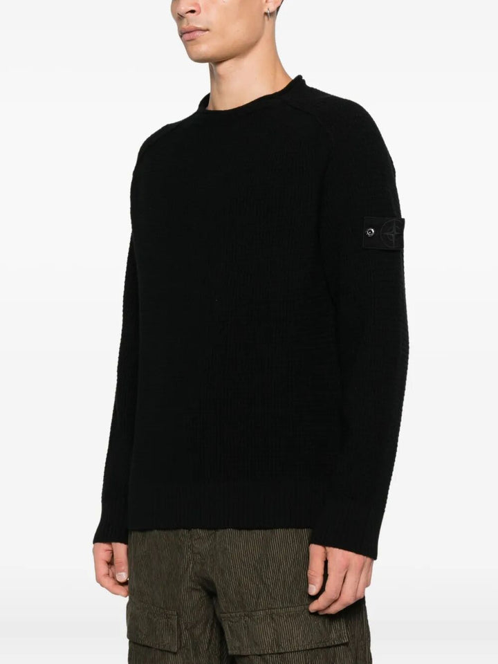 Stone Island Round neck - Black | 8c39c6a15954fe165216149de692a1b1af9dfab9