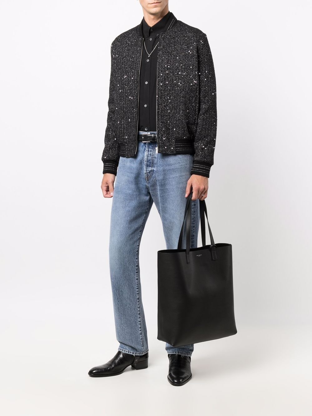 Saint Laurent Paris Totes - Black | e740dc870979350e69fd0399343fd3057e8a788d
