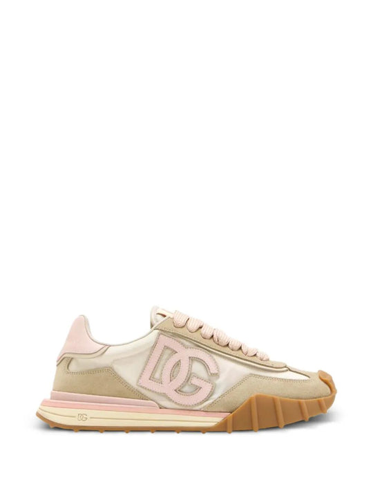 Dg Athletic Fabric And Suede Sneakers