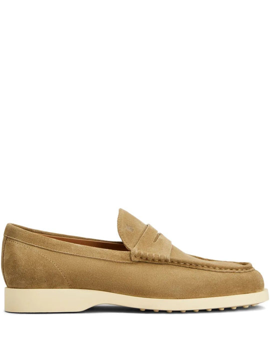 Light Suede Loafers