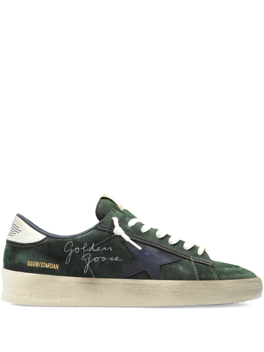 Stardan Suede Sneakers With Nappa Leather Star And Signature Detail
