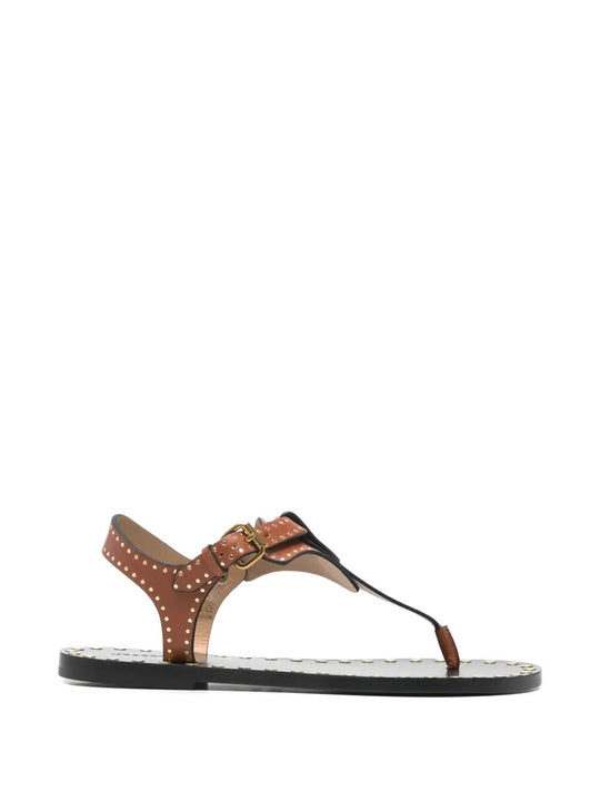 Joonya Studded Flat Sandals