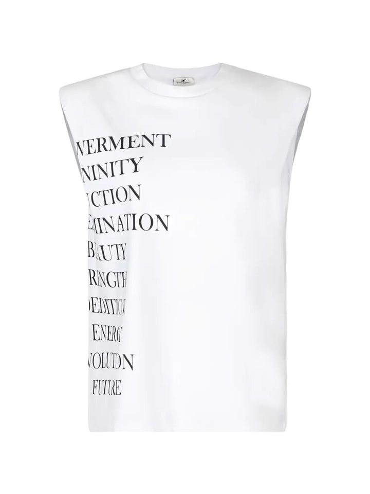 Elisabetta Franchi T-shirts - White | 388f0ad0eacbefbc0f76b3a55fd3db9372d623c6