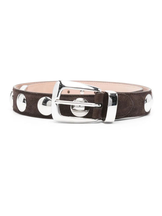 Benny Suede Belt With Studs