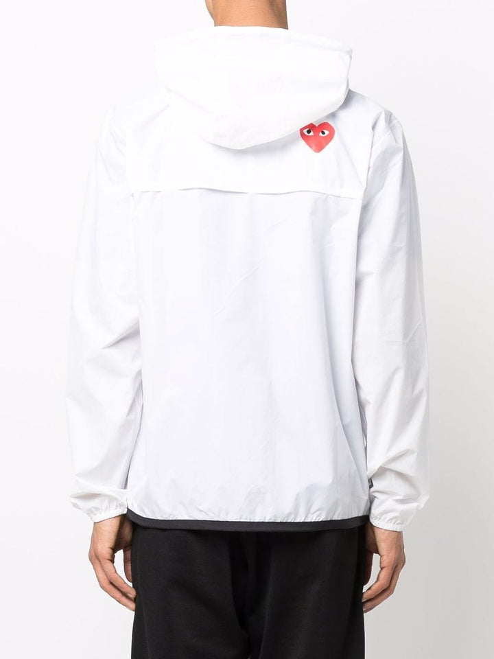 Comme Des GarÇOns Play Sport jackets & wind breakers - White | 87533ea6fb9f5b0a939950f8a349161f1988ee30