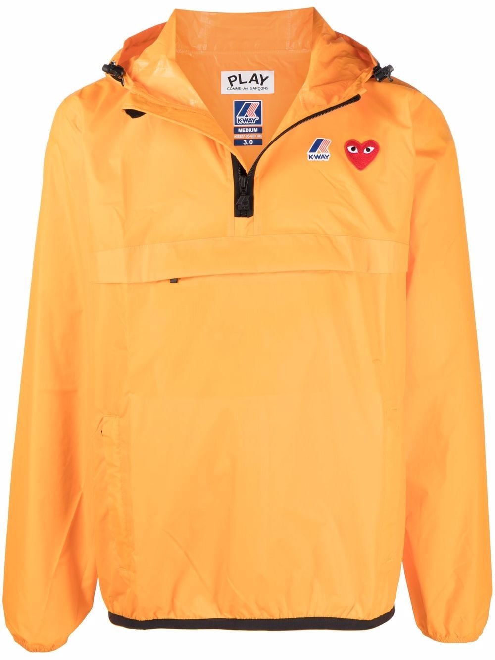 Comme Des GarÇOns Play Sport jackets & wind breakers - Yellow & Orange | 3581cad308c1e9af80cd355bfe5e4e8ad418889b