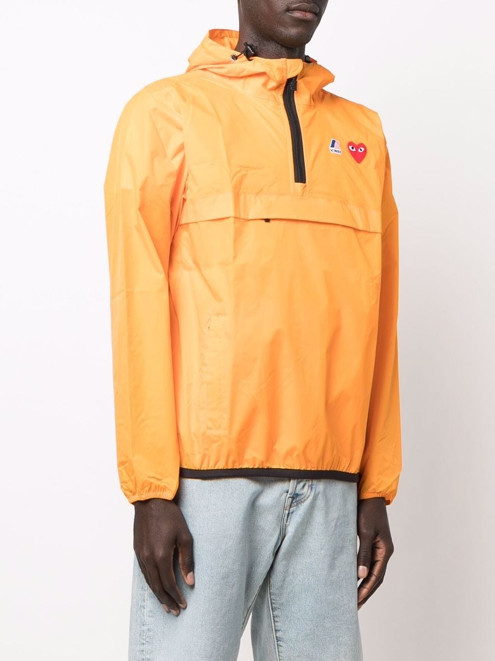 Comme Des GarÇOns Play Sport jackets & wind breakers - Yellow & Orange | 9837ac37ef4dad55805cb9150e38f9c092e76ad7