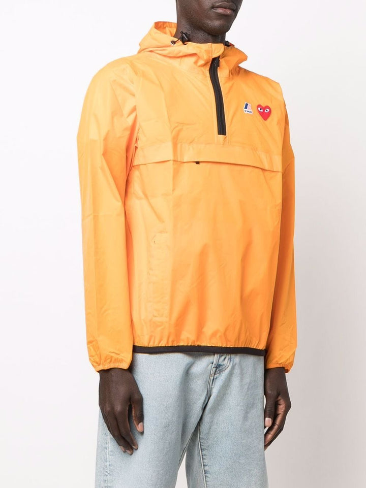Comme Des GarÇOns Play Sport jackets & wind breakers - Yellow & Orange | 9837ac37ef4dad55805cb9150e38f9c092e76ad7