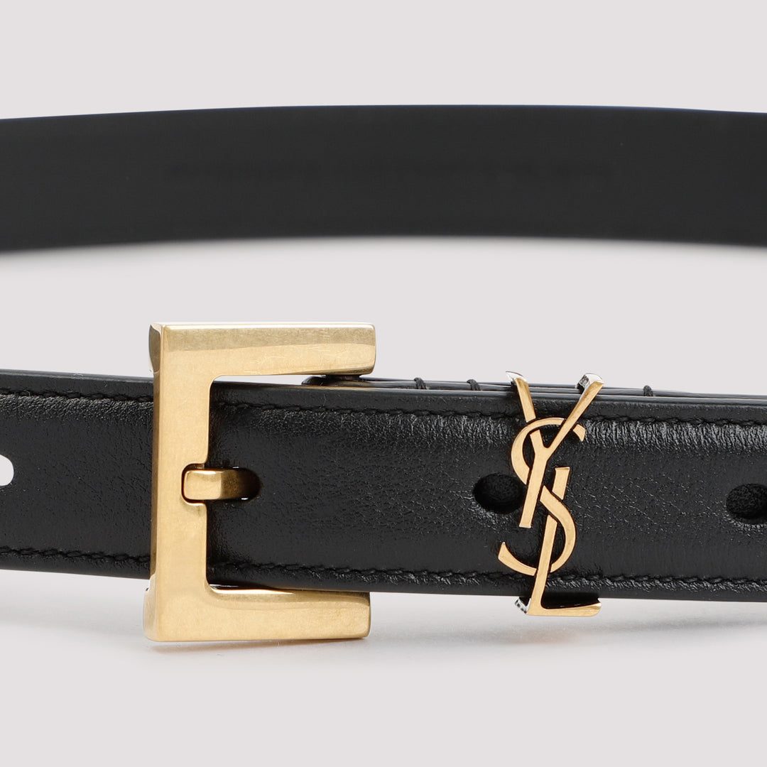 Saint Laurent Belts - Black | 6e5e5c50f087668175e3e2beaa459375d03fe1ef