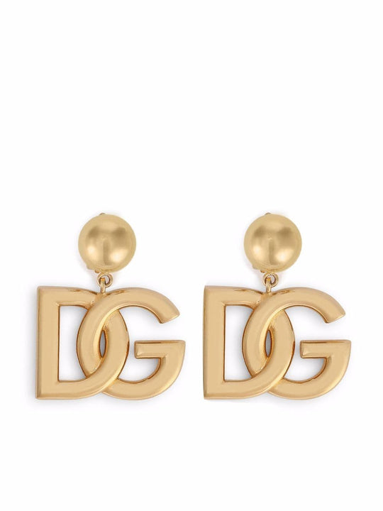 Clip Earrings With Dg Logo