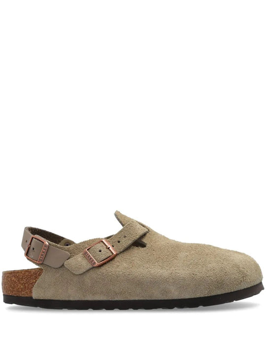 Tokio Unisex Suede Sabot