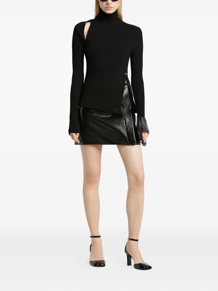 Courreges Turtle neck - Black | 806383584c41028f9702fa7ecb43ccac3e7ec922