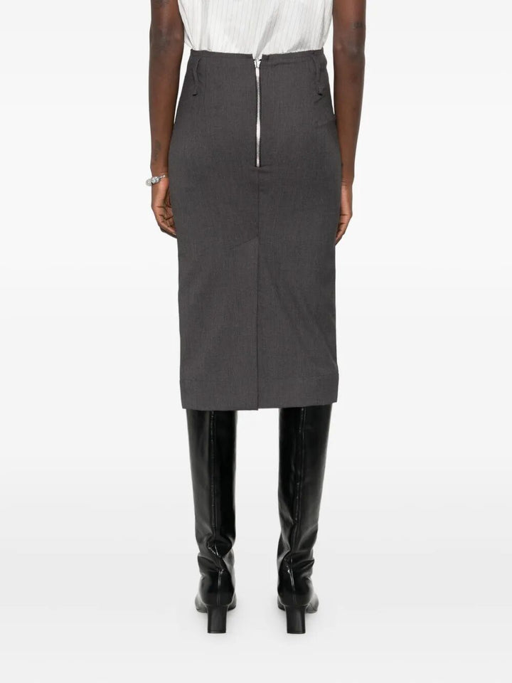 Federico Cina Midi skirts - Grey | cadac5fa226b77c54e5dac2644c0271266380346
