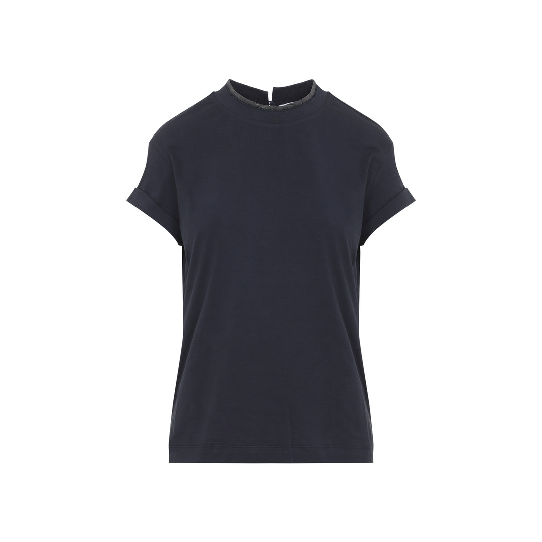 Brunello Cucinelli TSHIRT - Blue | 2df1f3e85d623dbb8cd7c69ef3efa3ae76003664