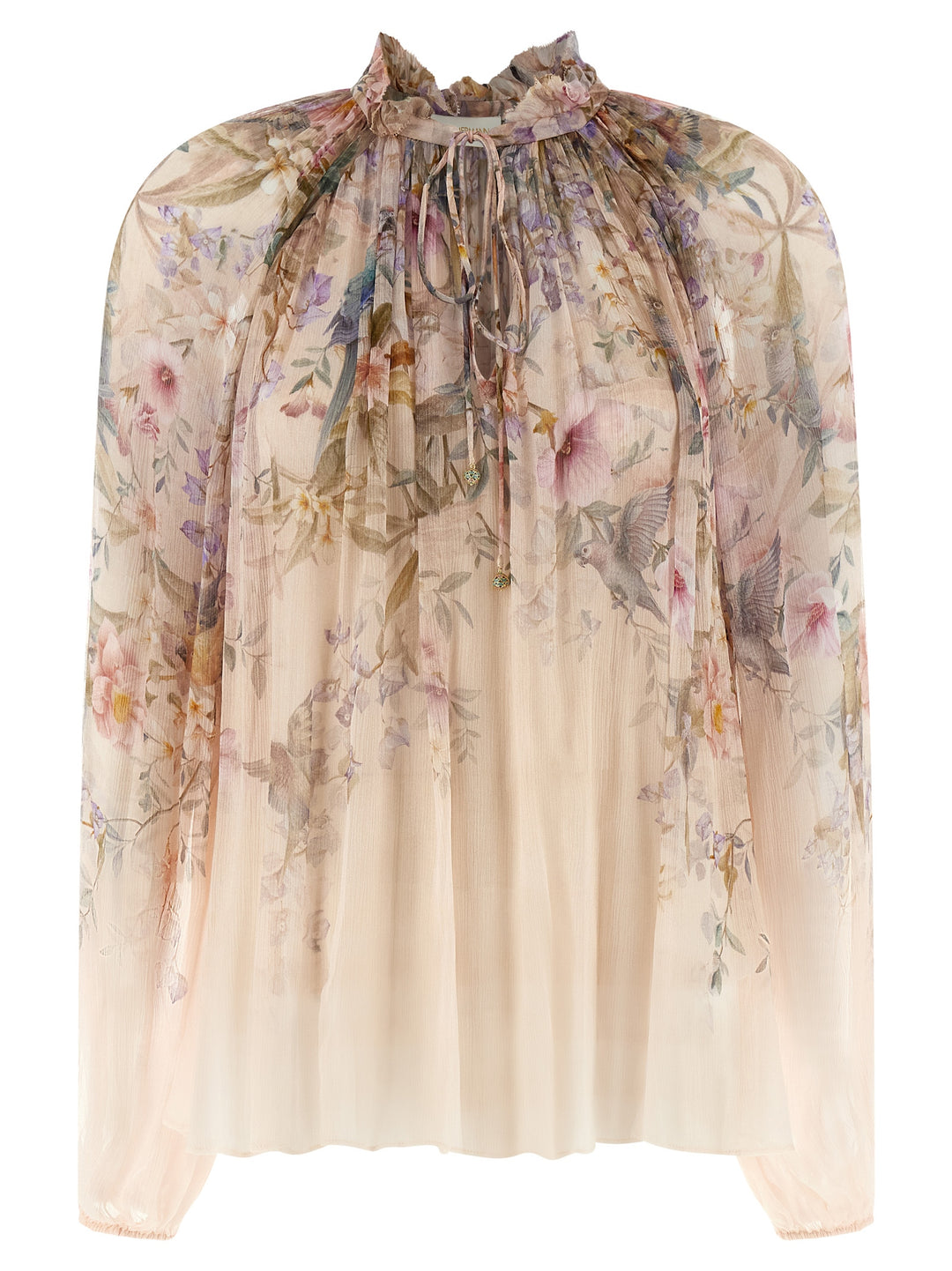 Zimmermann Billow Rebellion Shirt and Blouse - Pink | 6a1d7ca0752298d85c55f23877f27fc0a0b8401c