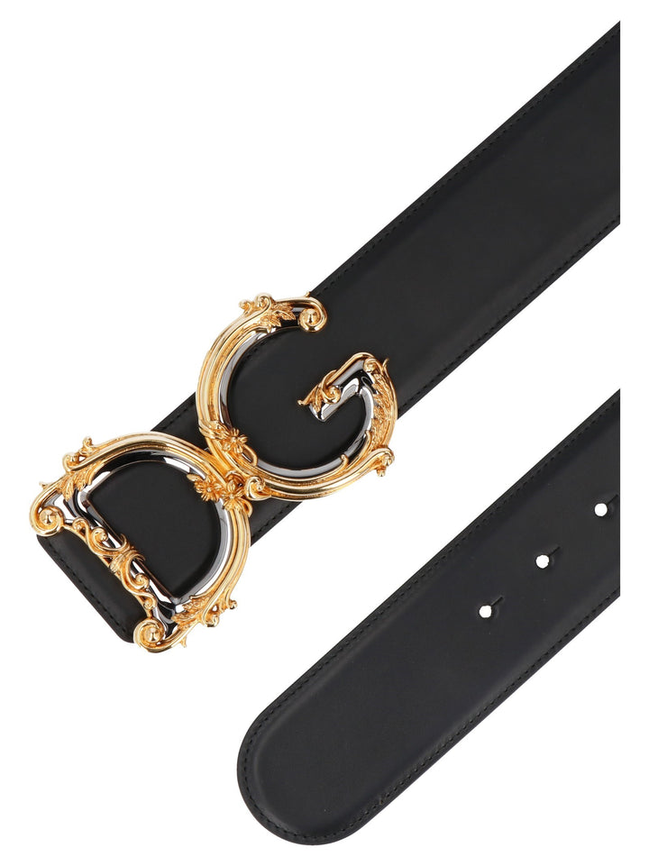 Dolce & Gabbana Dg Barocco Belts - Black | a6201ba7bc694ab18d642c055755933a95c888f0