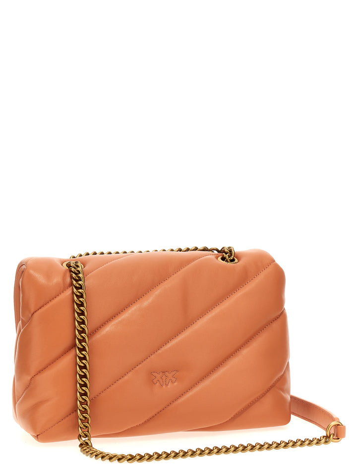Pinko Love Puff Classic Crossbody Bags - Orange | a4d34d212161f7de23953aaac9815215919c6f1c