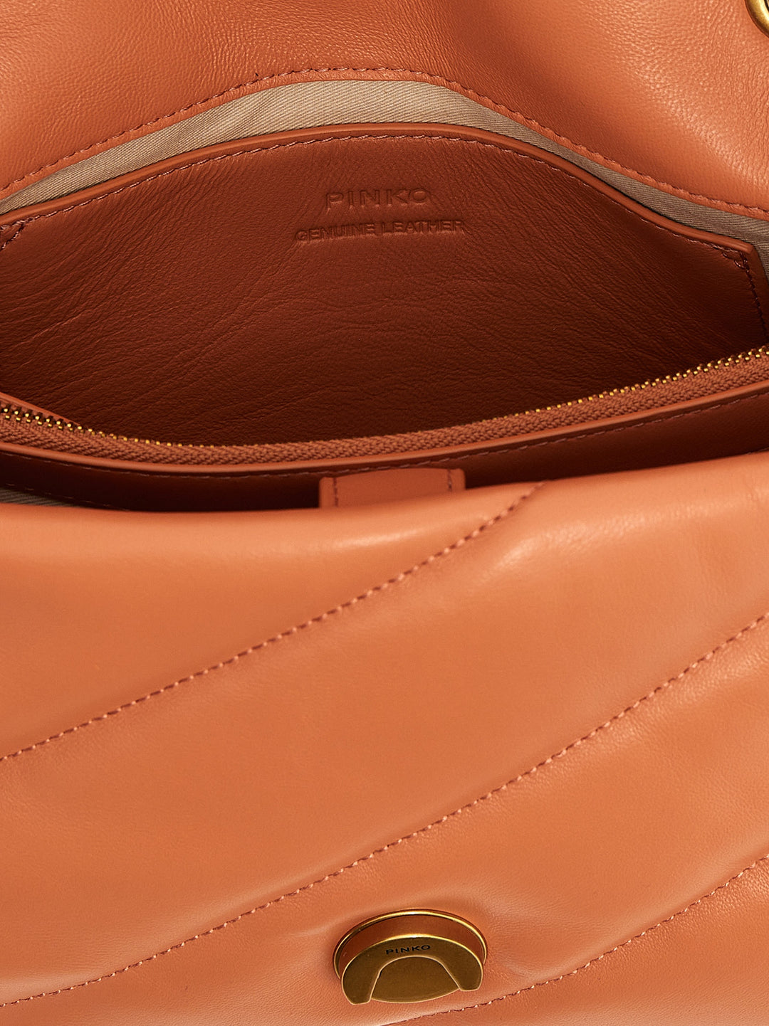 Pinko Love Puff Classic Crossbody Bags - Orange | 6a5fae1a302f7666e703e782612d49e5016f2c53